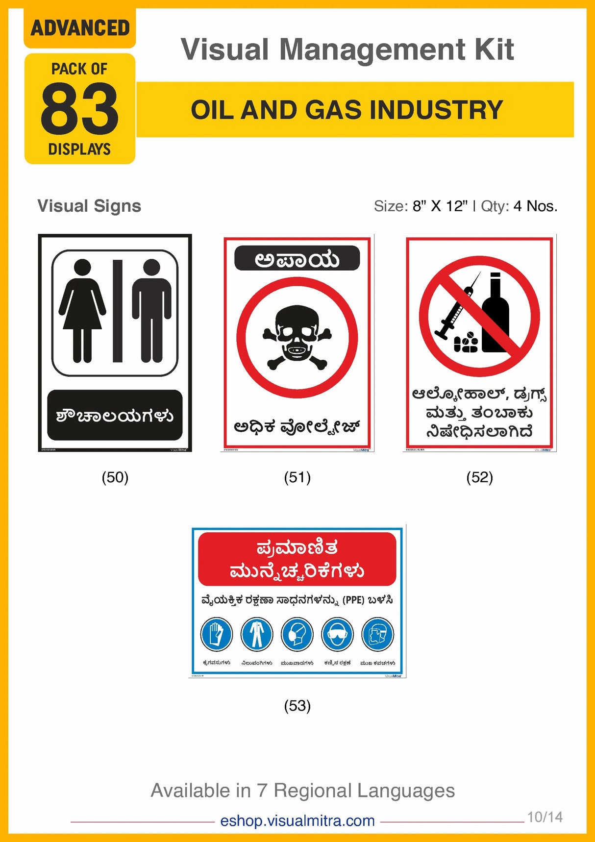 Advanced Kit - Oil & Gas Industry Visual Management Kit