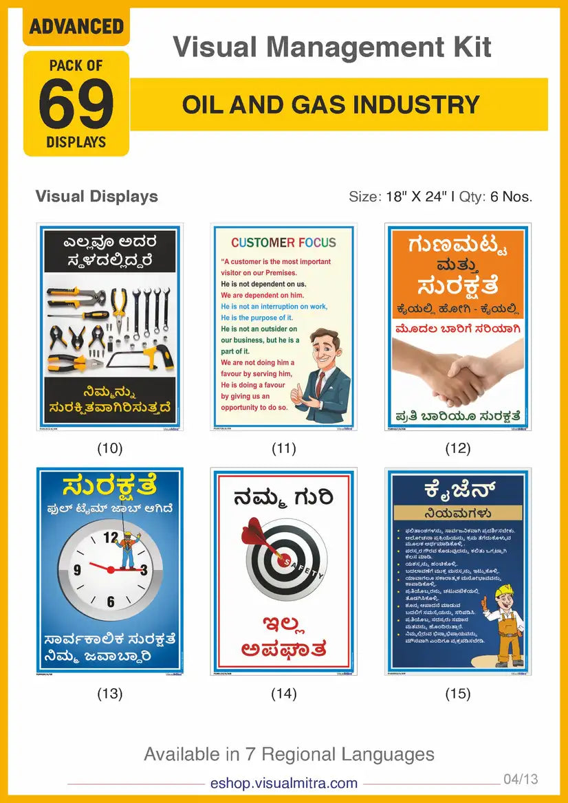 Advanced Kit - Oil & Gas Industry Visual Management Kit