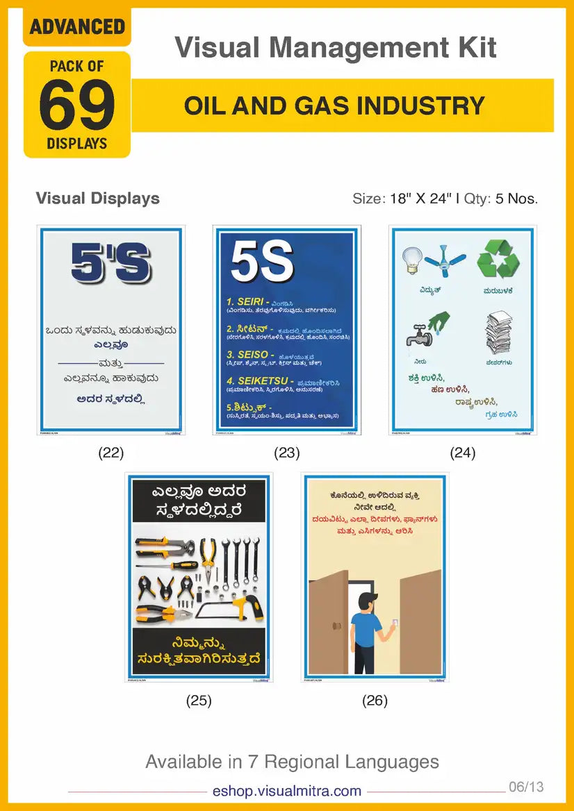 Advanced Kit - Oil & Gas Industry Visual Management Kit