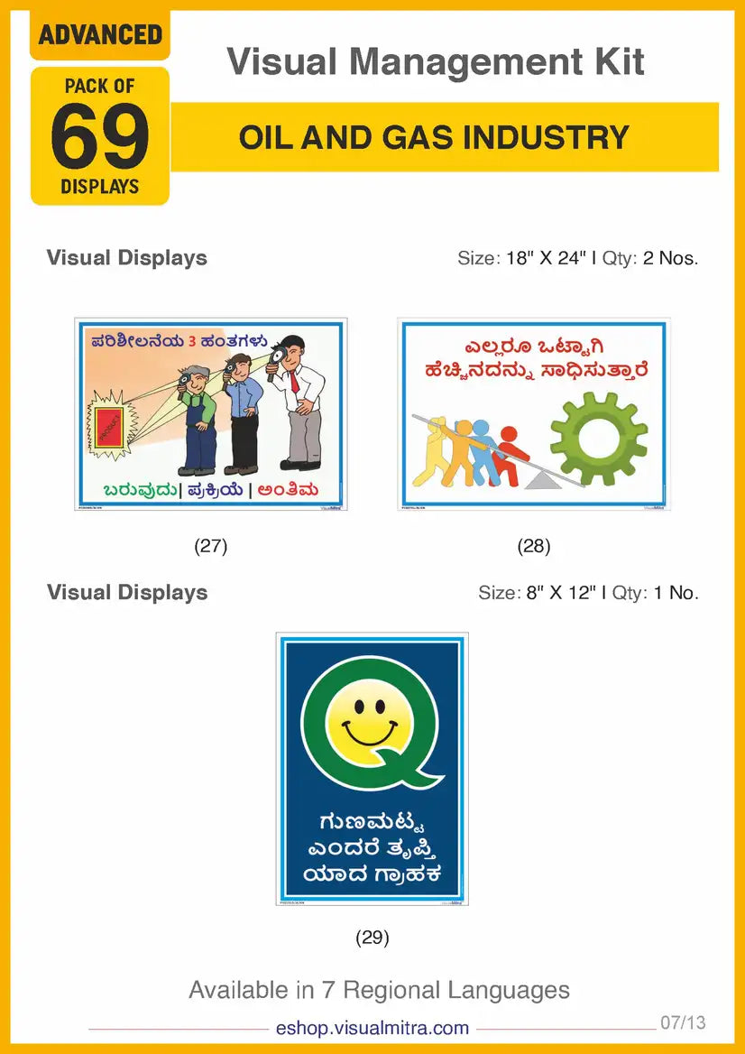 Advanced Kit - Oil & Gas Industry Visual Management Kit