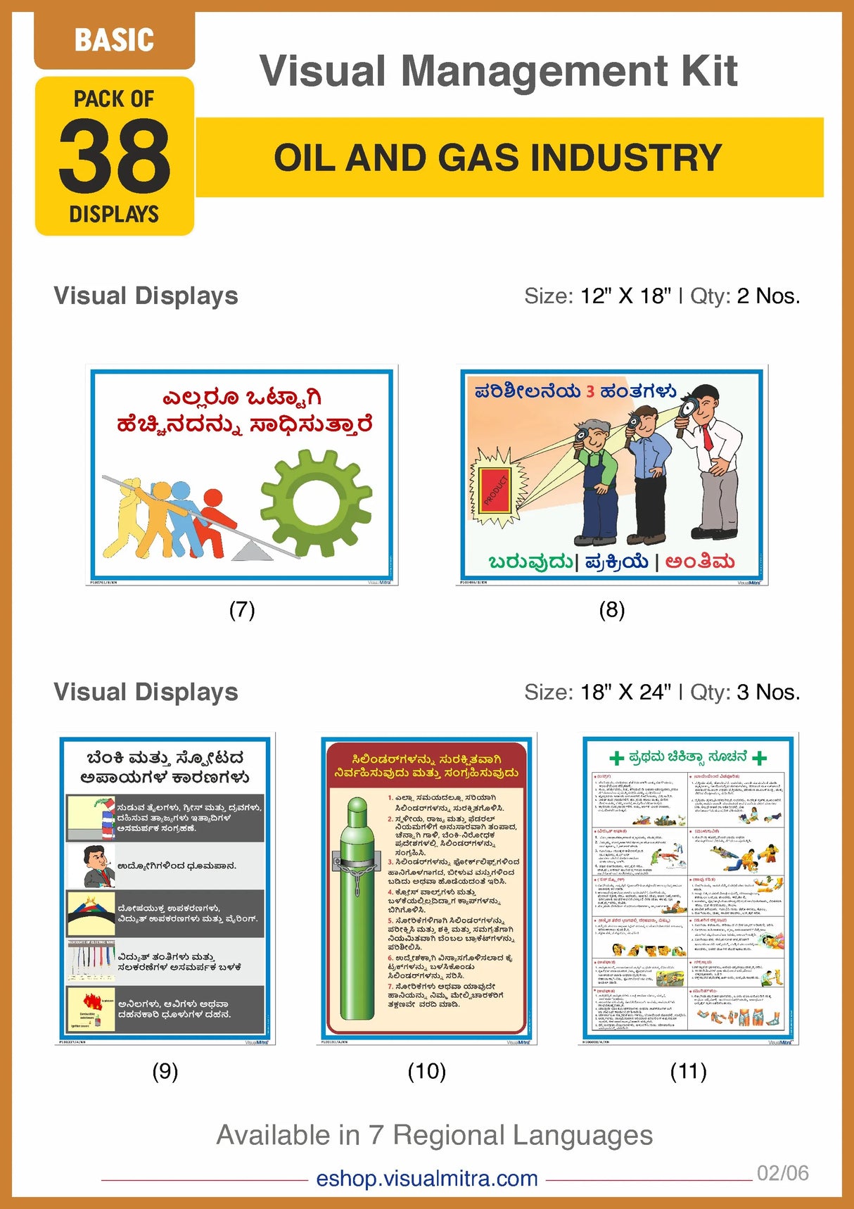 Basic Kit - Oil & Gas Industry Visual Management Kit