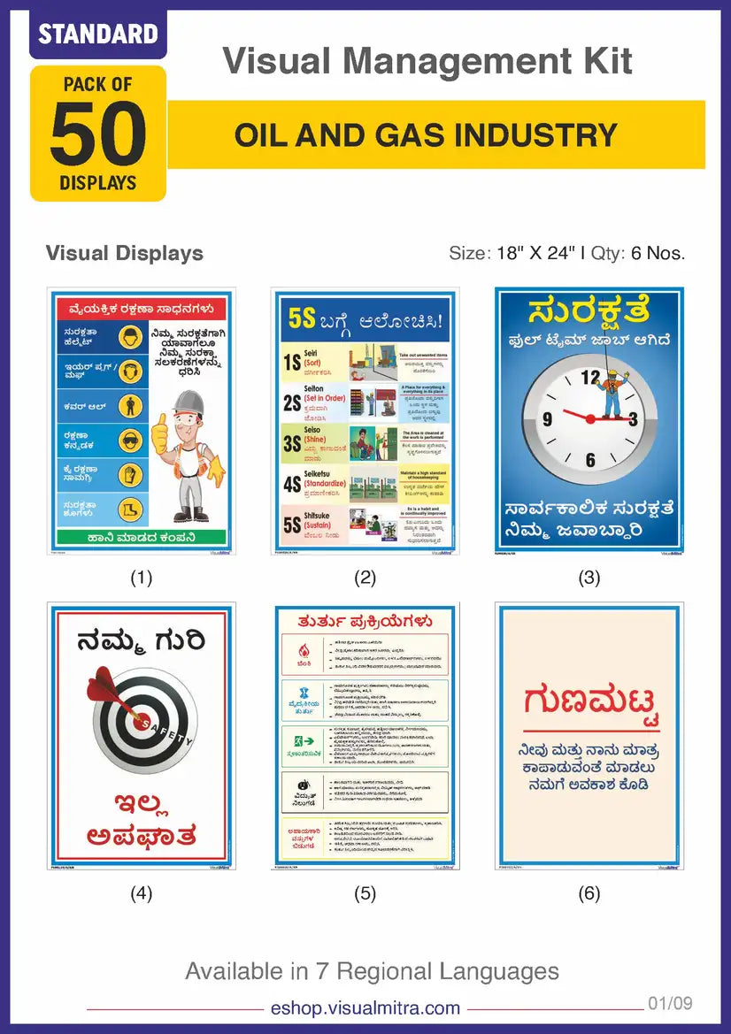 Standard Kit - Oil & Gas Industry Visual Management Kit