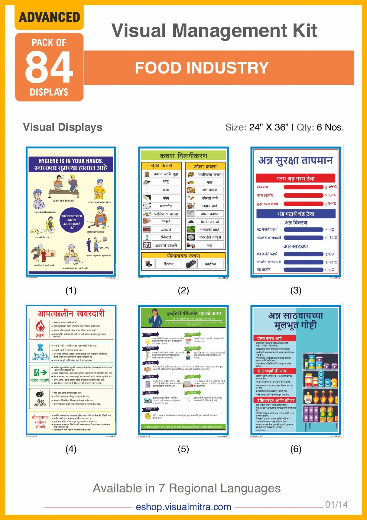 Advanced Kit - Food Industry Visual Management Kit
