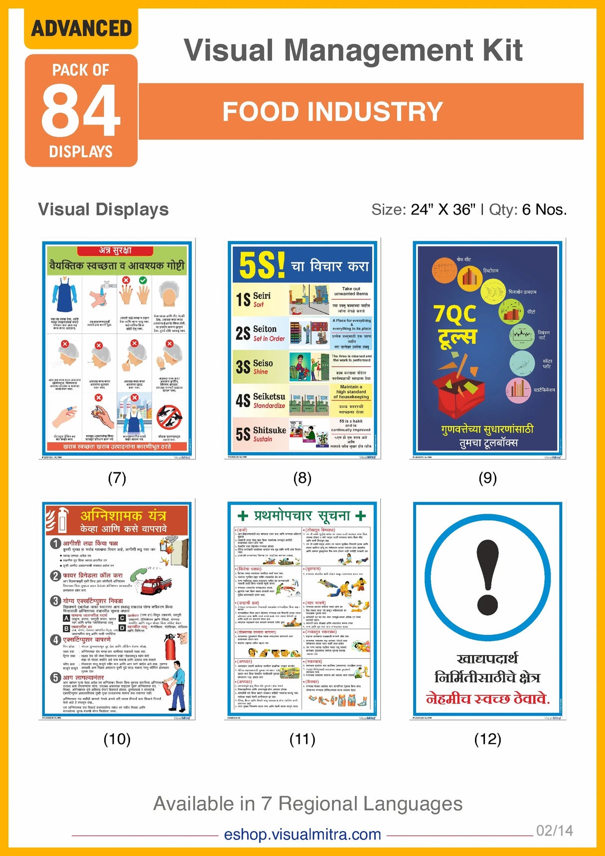 Advanced Kit - Food Industry Visual Management Kit