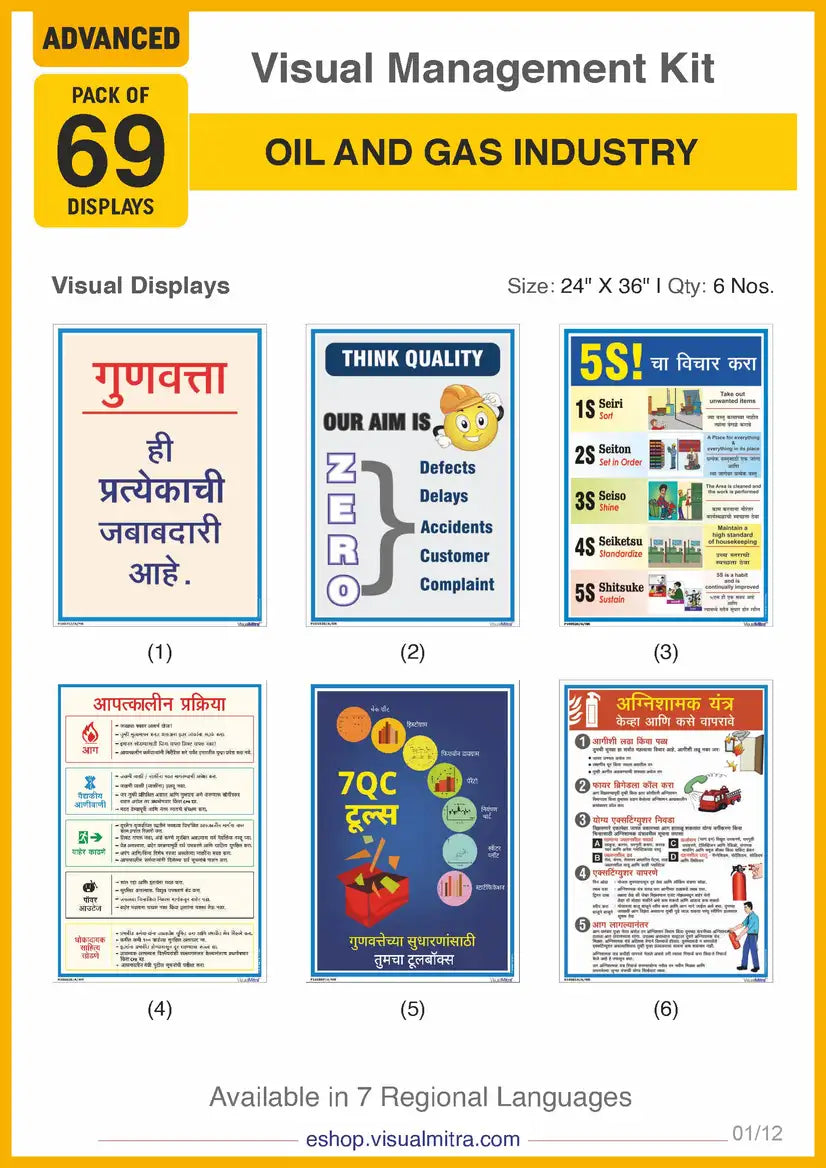 Advanced Kit - Oil & Gas Industry Visual Management Kit