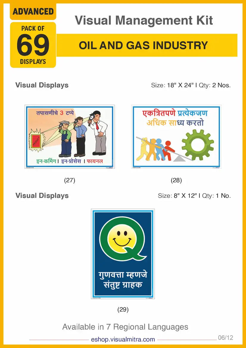 Advanced Kit - Oil & Gas Industry Visual Management Kit