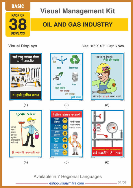 Basic Kit - Oil & Gas Industry Visual Management Kit