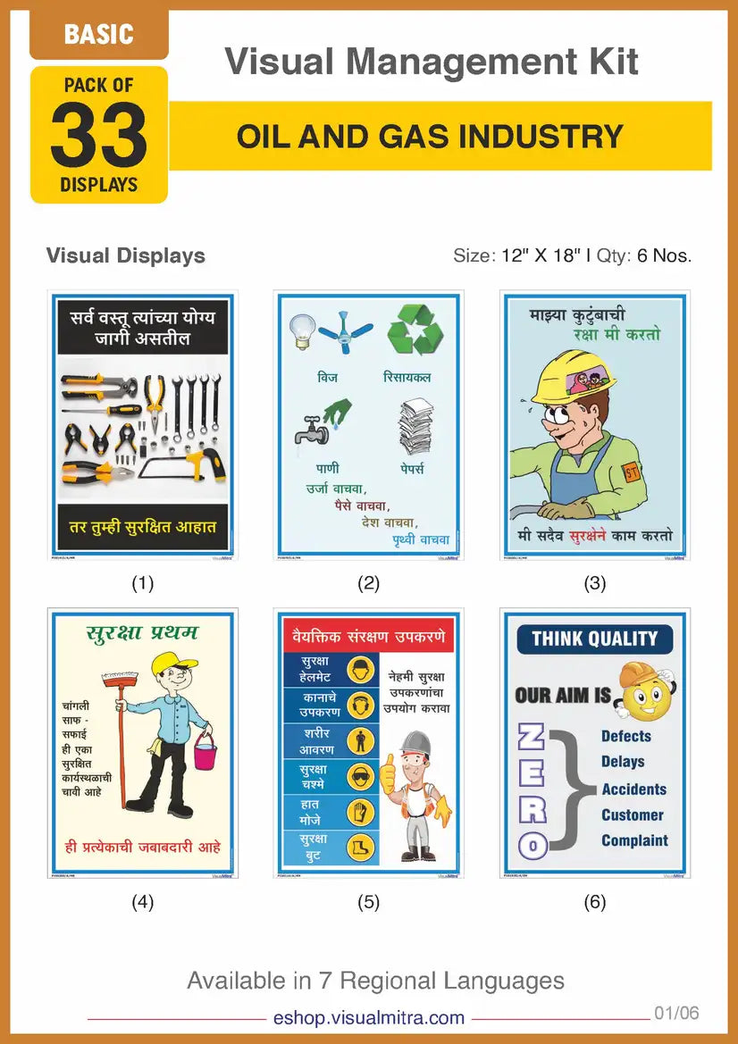 Basic Kit - Oil & Gas Industry Visual Management Kit