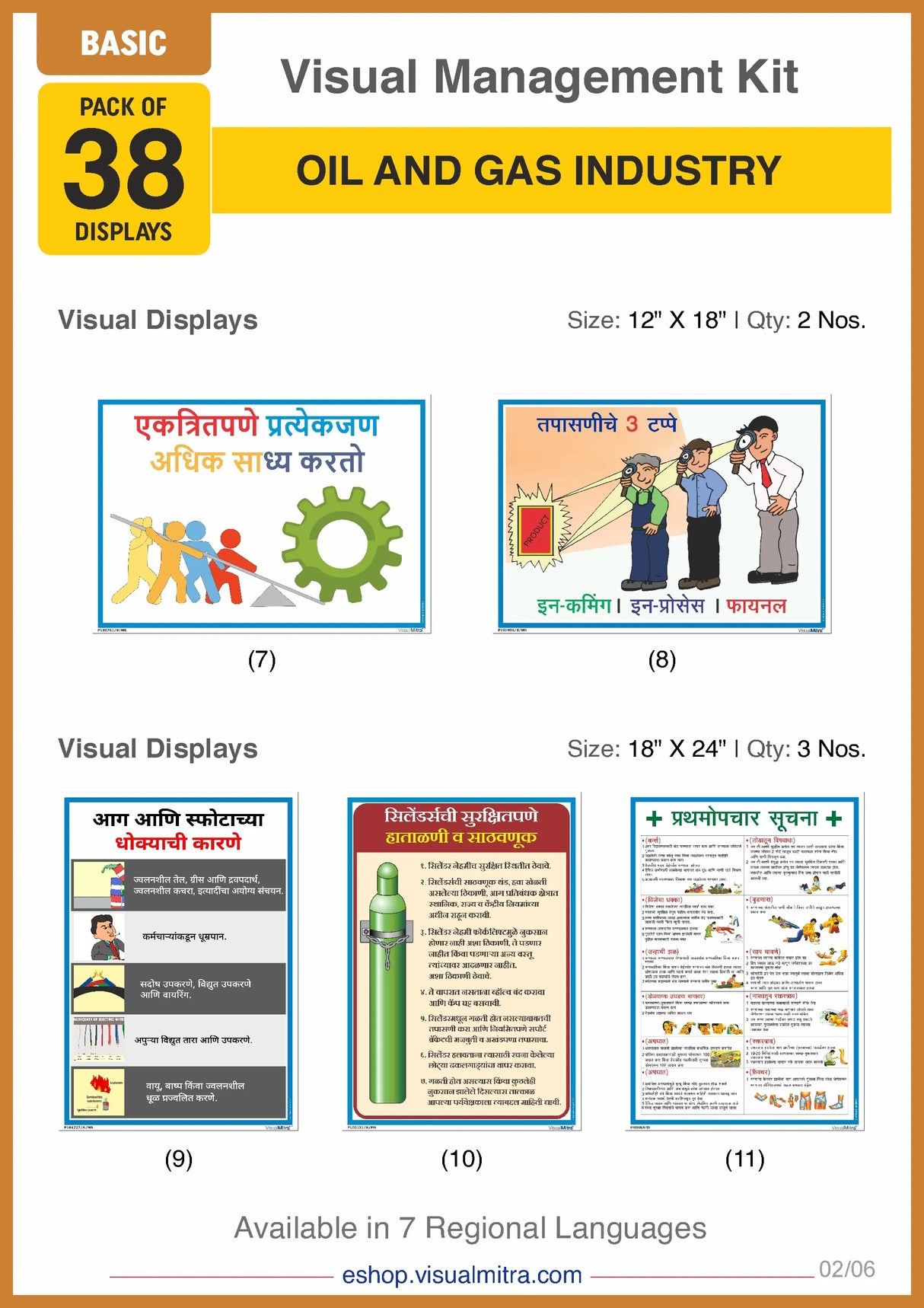 Basic Kit - Oil & Gas Industry Visual Management Kit