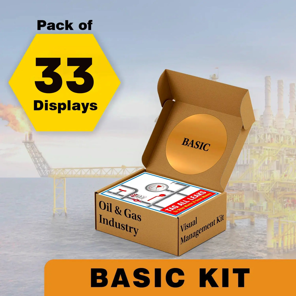 Basic Kit - Oil & Gas Industry Visual Management Kit