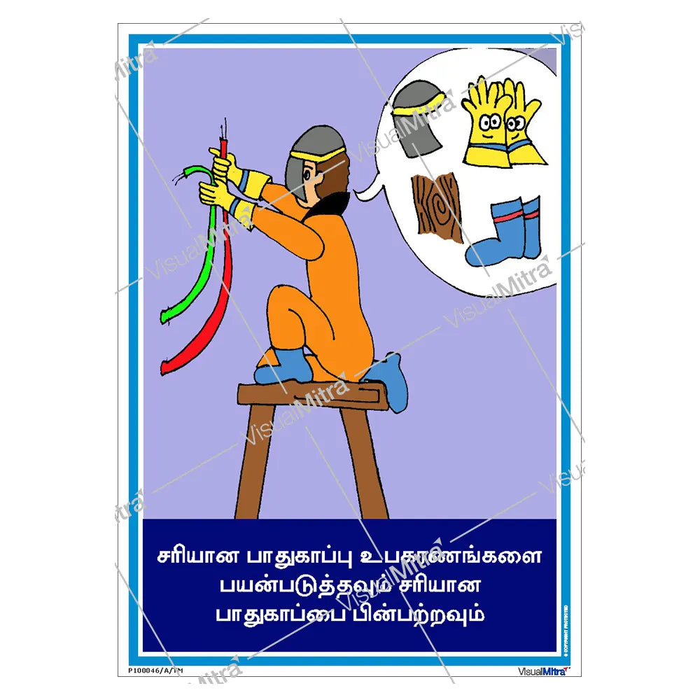 Electrical PPE Saves Lives Poster