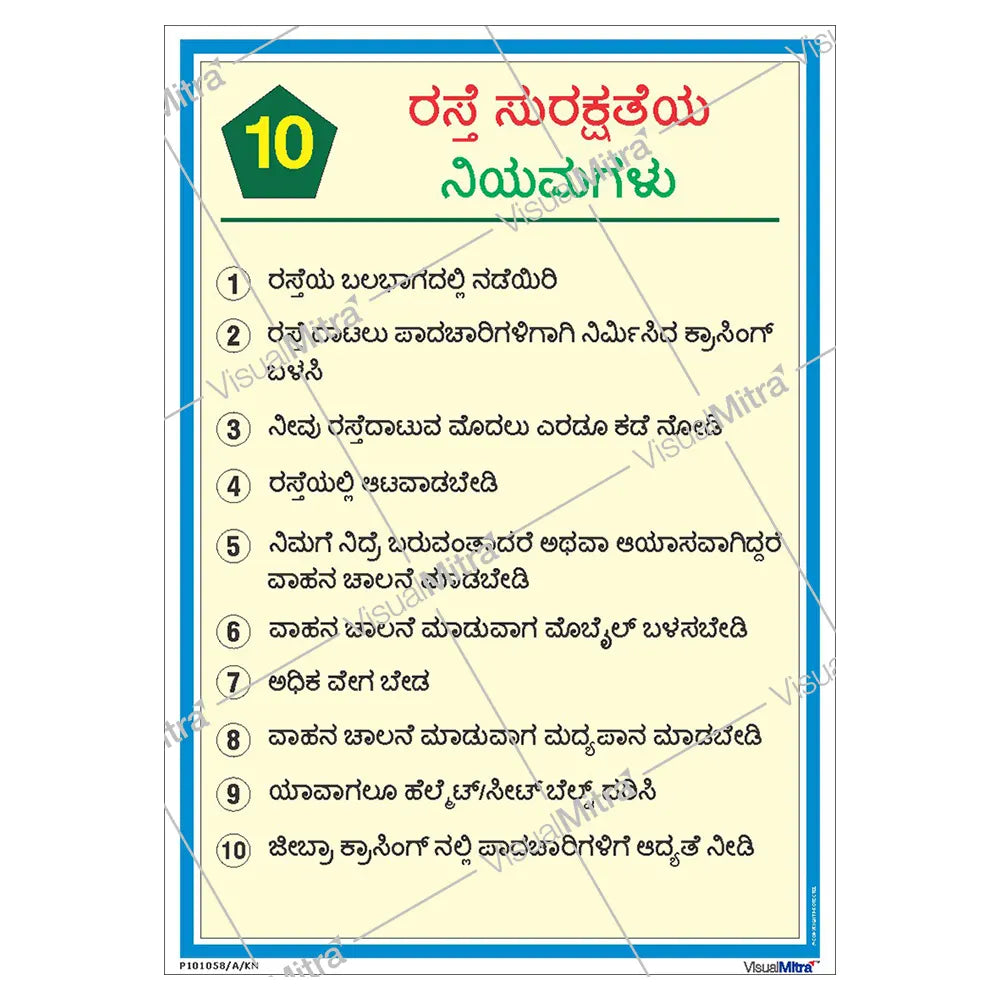 Road safety Visual Management Kit 1