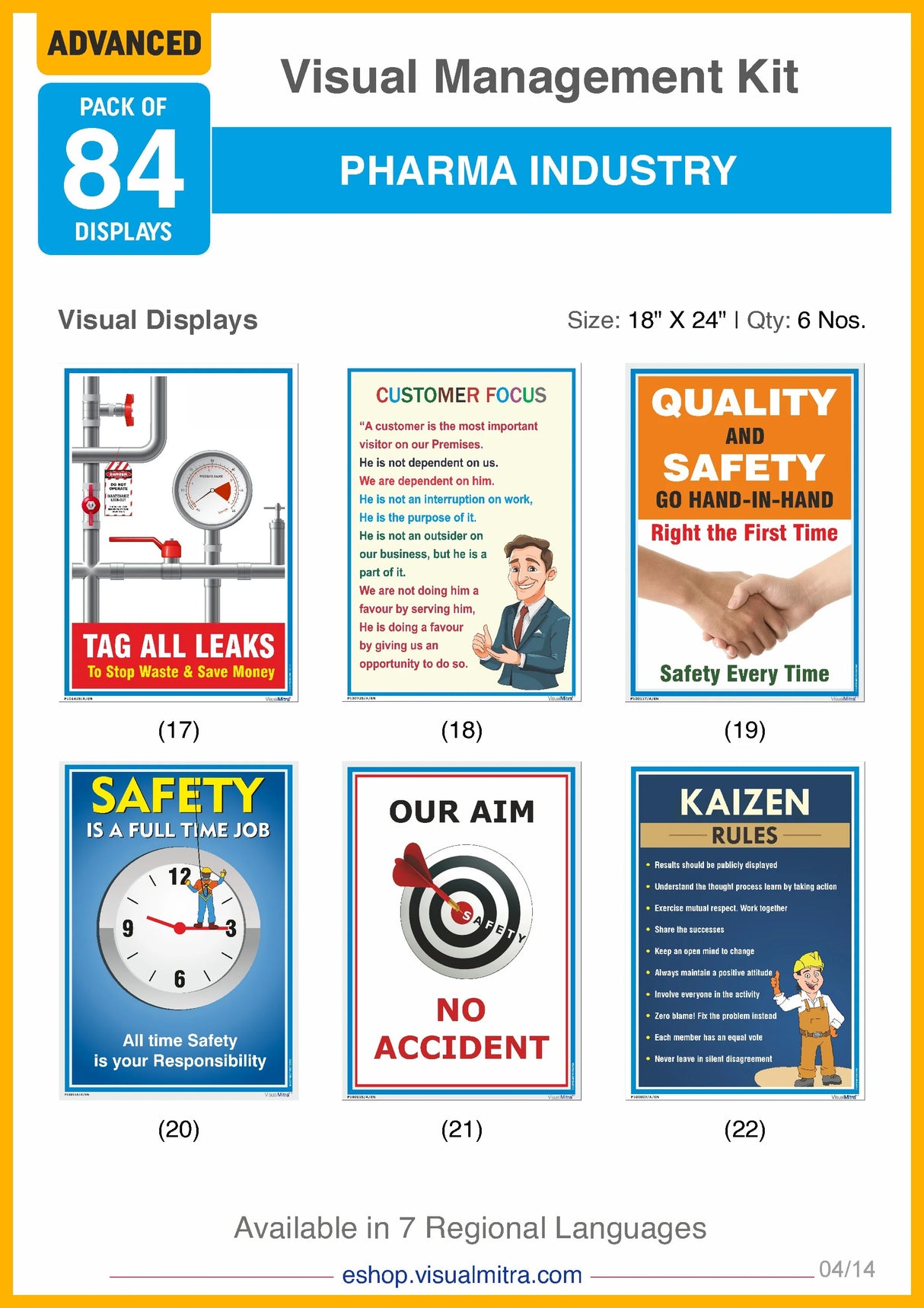 Advanced Kit - Pharmaceutical Industry Visual Management Kit