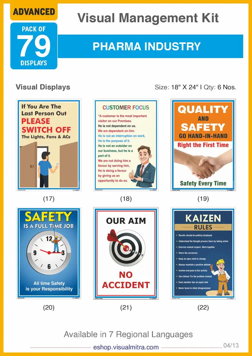 Advanced Kit - Pharmaceutical Industry Visual Management Kit