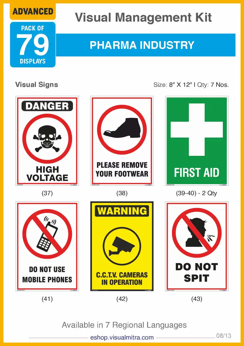 Advanced Kit - Pharmaceutical Industry Visual Management Kit