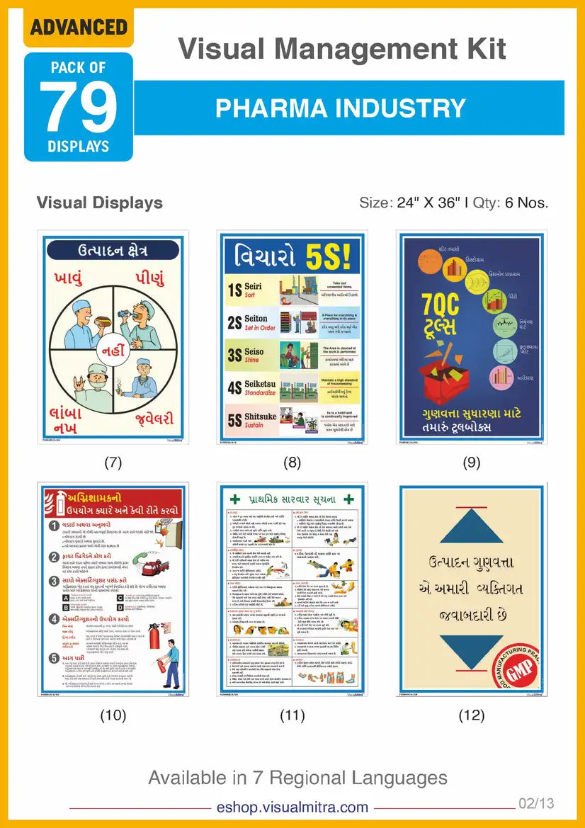 Advanced Kit - Pharmaceutical Industry Visual Management Kit