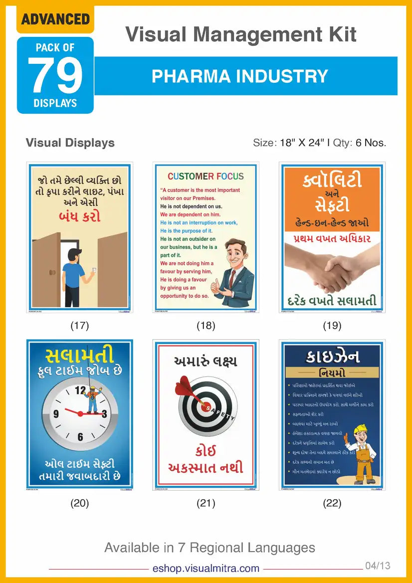 Advanced Kit - Pharmaceutical Industry Visual Management Kit