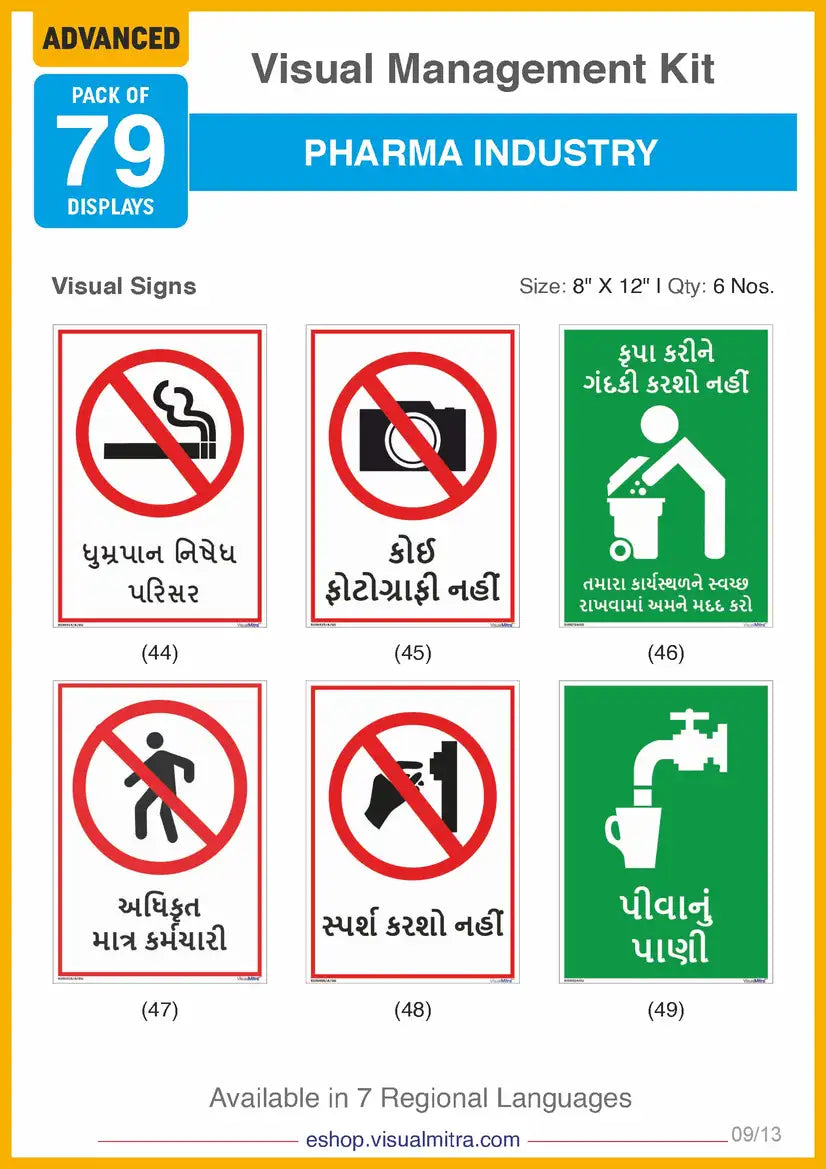 Advanced Kit - Pharmaceutical Industry Visual Management Kit