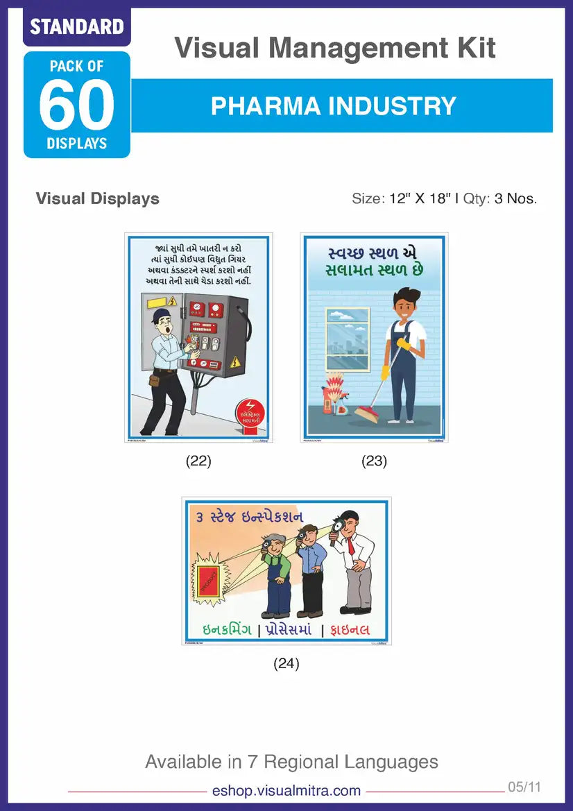 Standard Kit - Pharmaceutical Industry Visual Management Kit