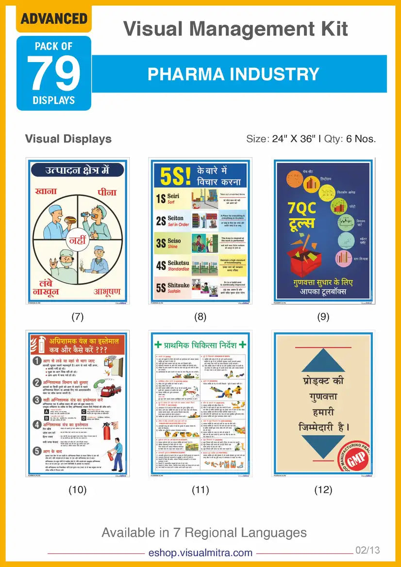 Advanced Kit - Pharmaceutical Industry Visual Management Kit