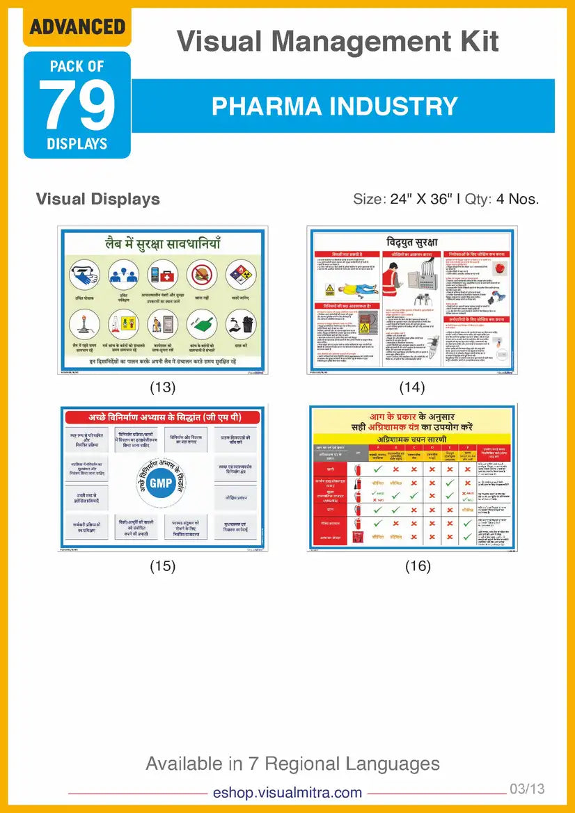 Advanced Kit - Pharmaceutical Industry Visual Management Kit