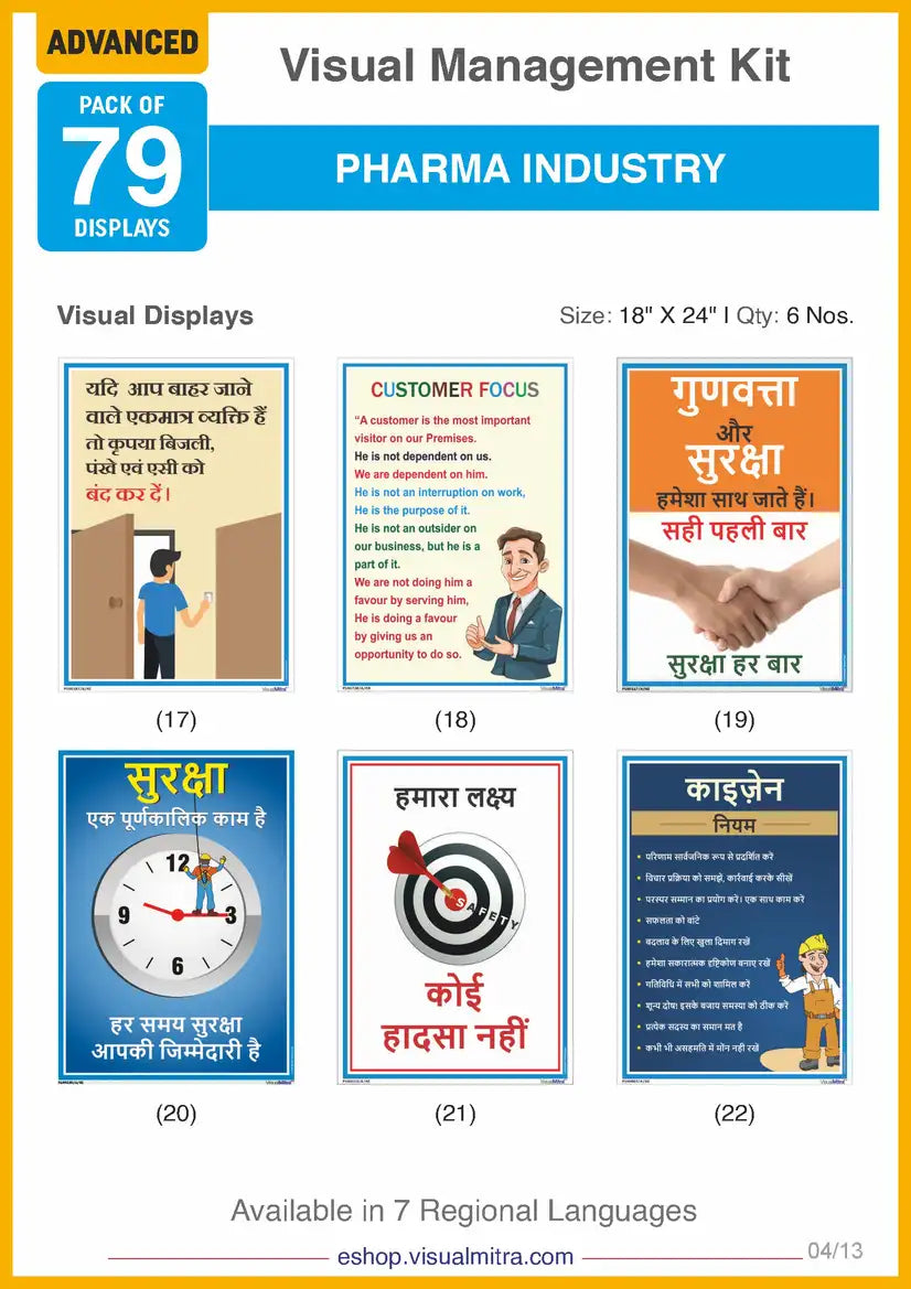 Advanced Kit - Pharmaceutical Industry Visual Management Kit