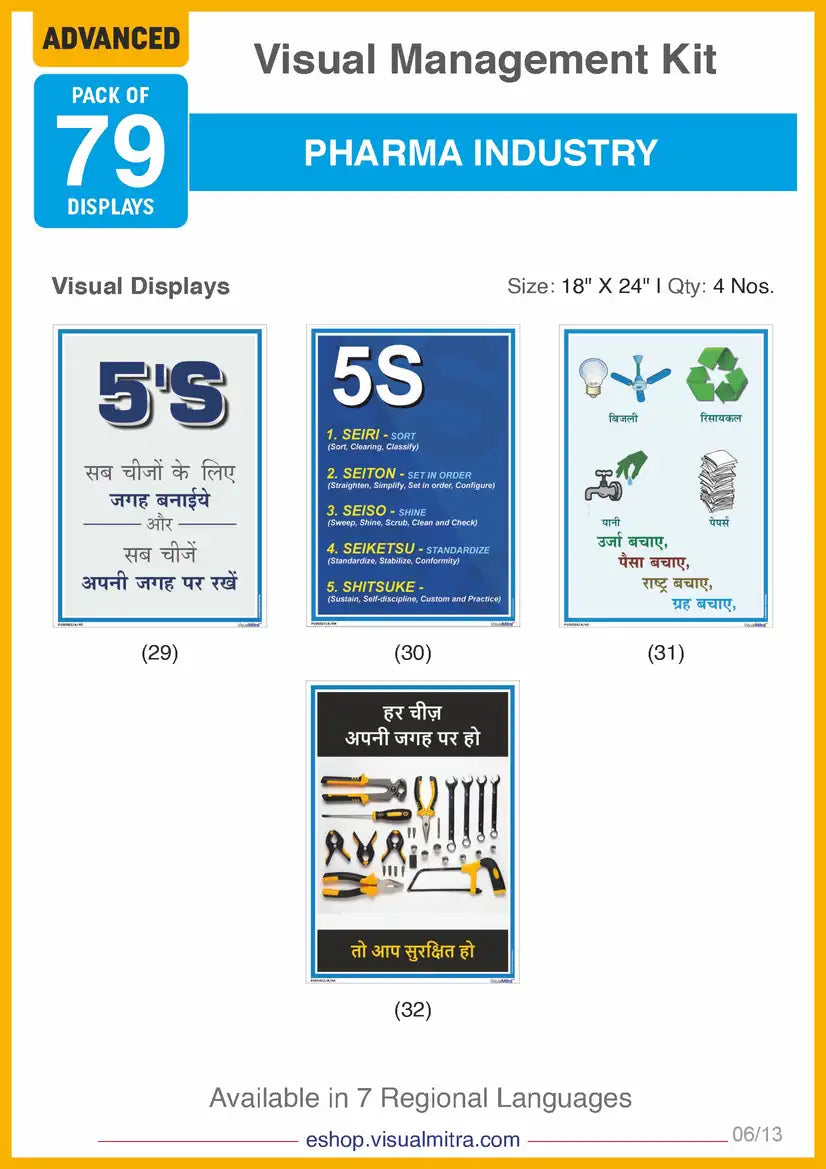 Advanced Kit - Pharmaceutical Industry Visual Management Kit