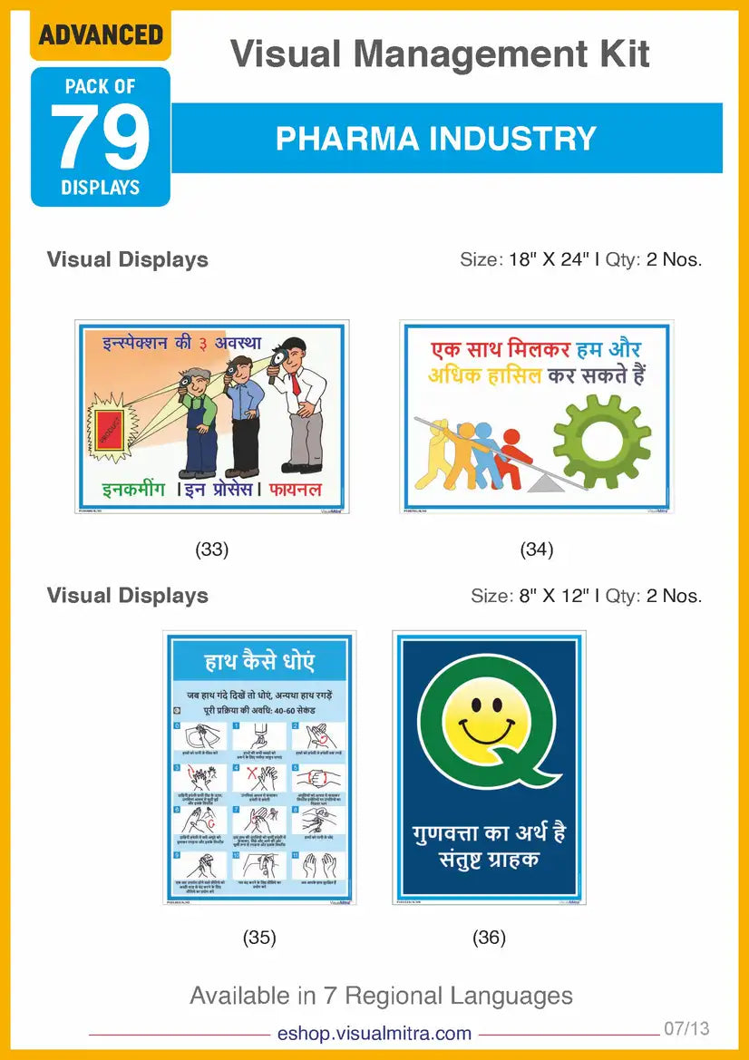 Advanced Kit - Pharmaceutical Industry Visual Management Kit