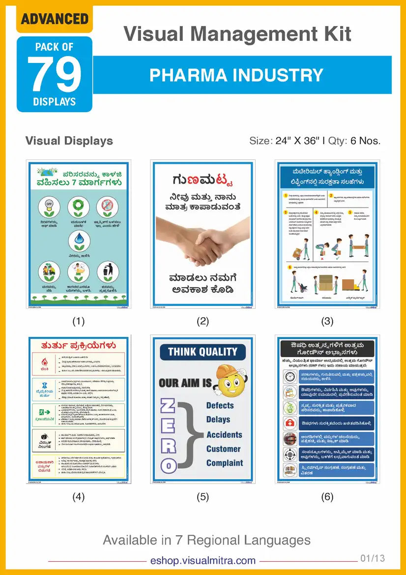 Advanced Kit - Pharmaceutical Industry Visual Management Kit