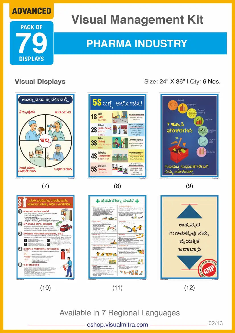Advanced Kit - Pharmaceutical Industry Visual Management Kit