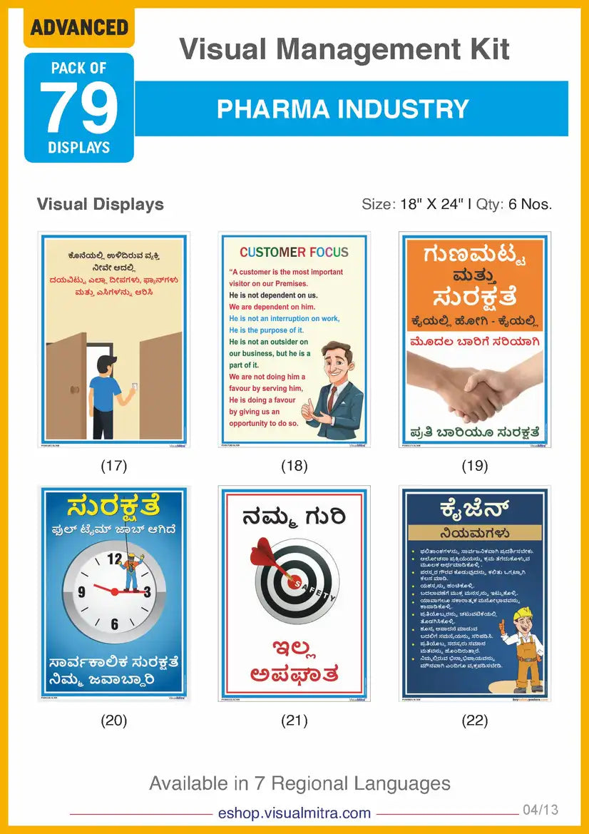 Advanced Kit - Pharmaceutical Industry Visual Management Kit