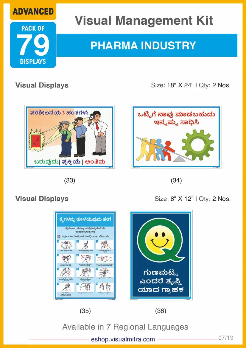 Advanced Kit - Pharmaceutical Industry Visual Management Kit