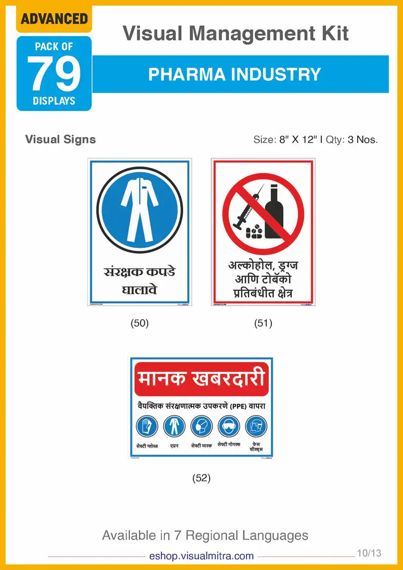 Advanced Kit - Pharmaceutical Industry Visual Management Kit