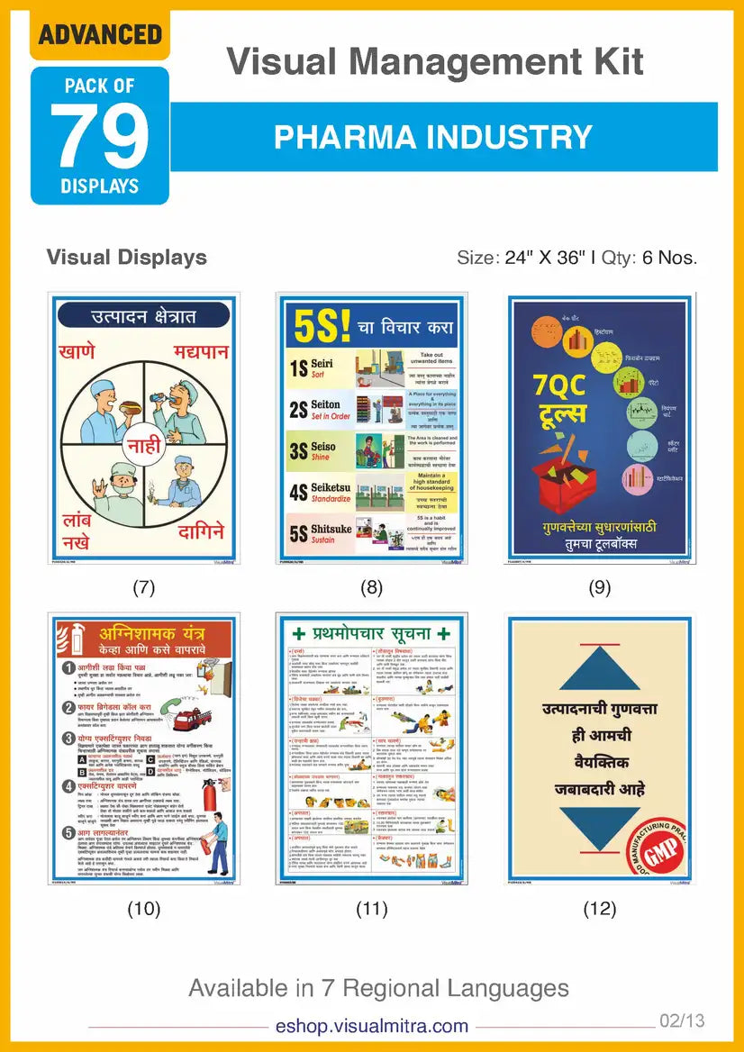 Advanced Kit - Pharmaceutical Industry Visual Management Kit