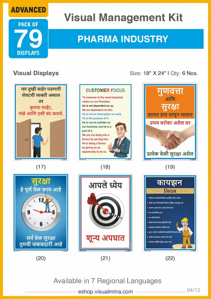 Advanced Kit - Pharmaceutical Industry Visual Management Kit