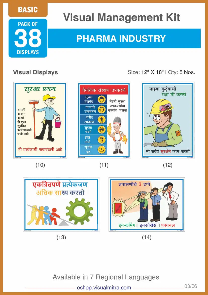 Basic Kit - Pharmaceutical Industry Visual Management Kit
