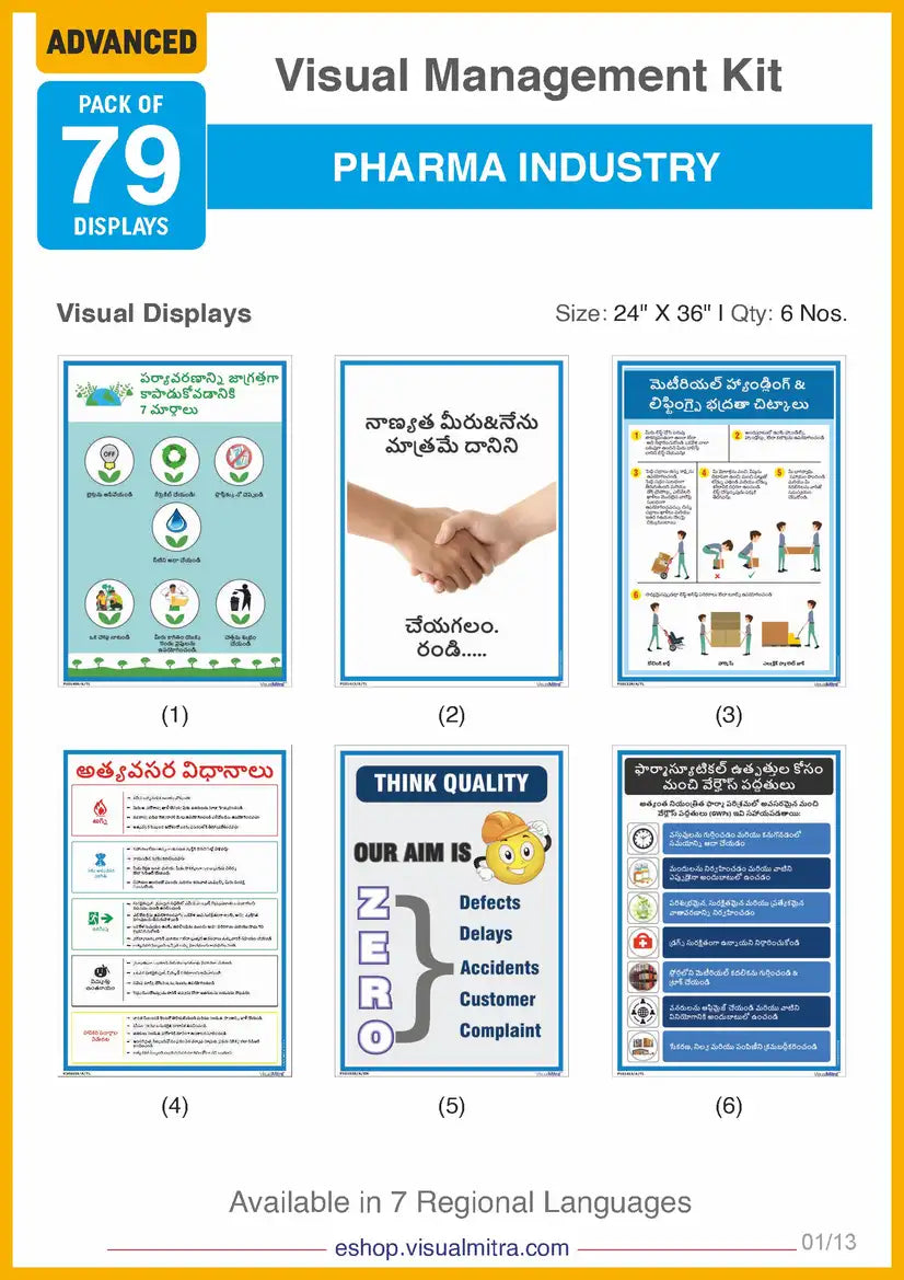 Advanced Kit - Pharmaceutical Industry Visual Management Kit