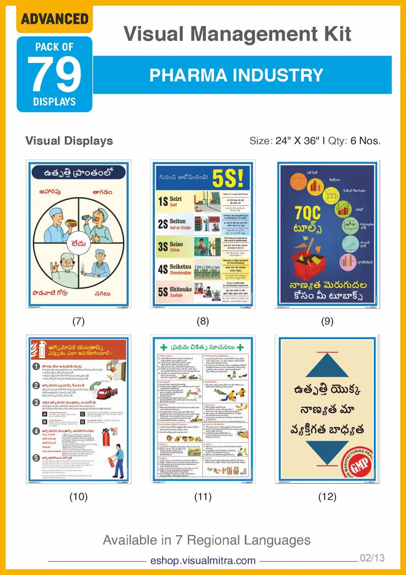 Advanced Kit - Pharmaceutical Industry Visual Management Kit