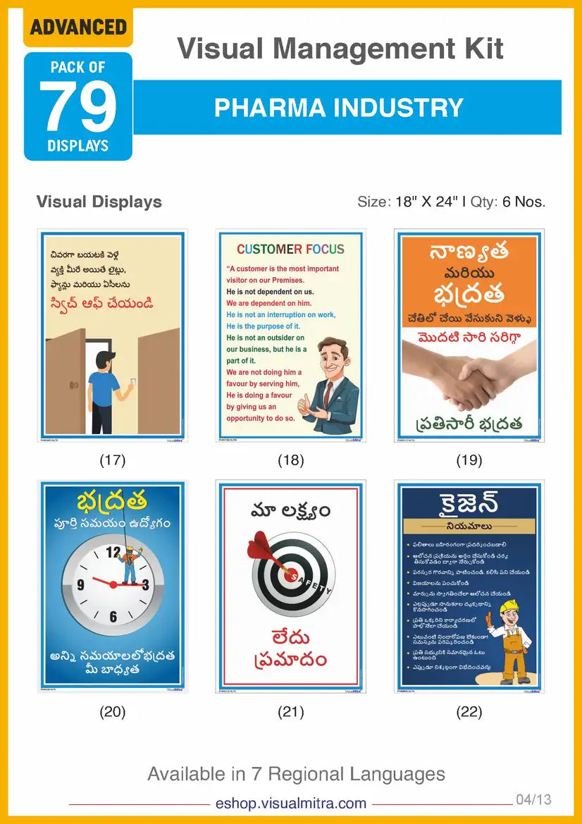 Advanced Kit - Pharmaceutical Industry Visual Management Kit