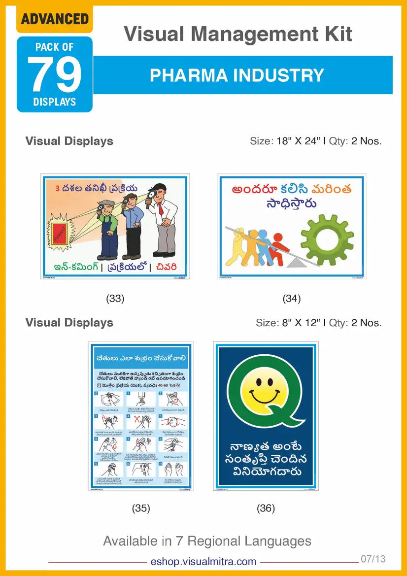 Advanced Kit - Pharmaceutical Industry Visual Management Kit