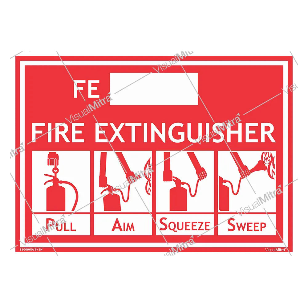 Fire Safety Signs - Pack of 08