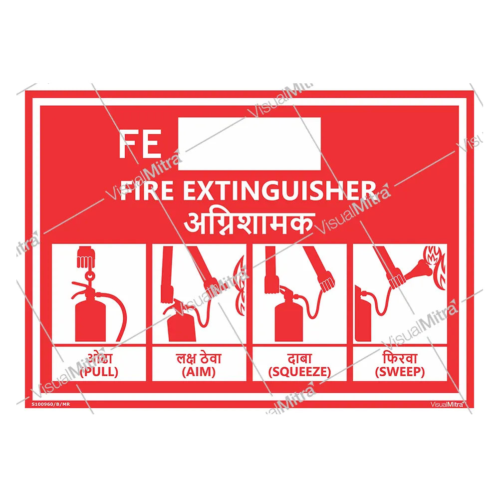 Fire Safety Signs - Pack of 08