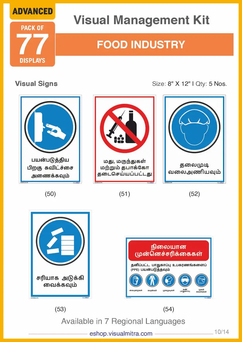 Advanced Kit - Food Industry Visual Management Kit