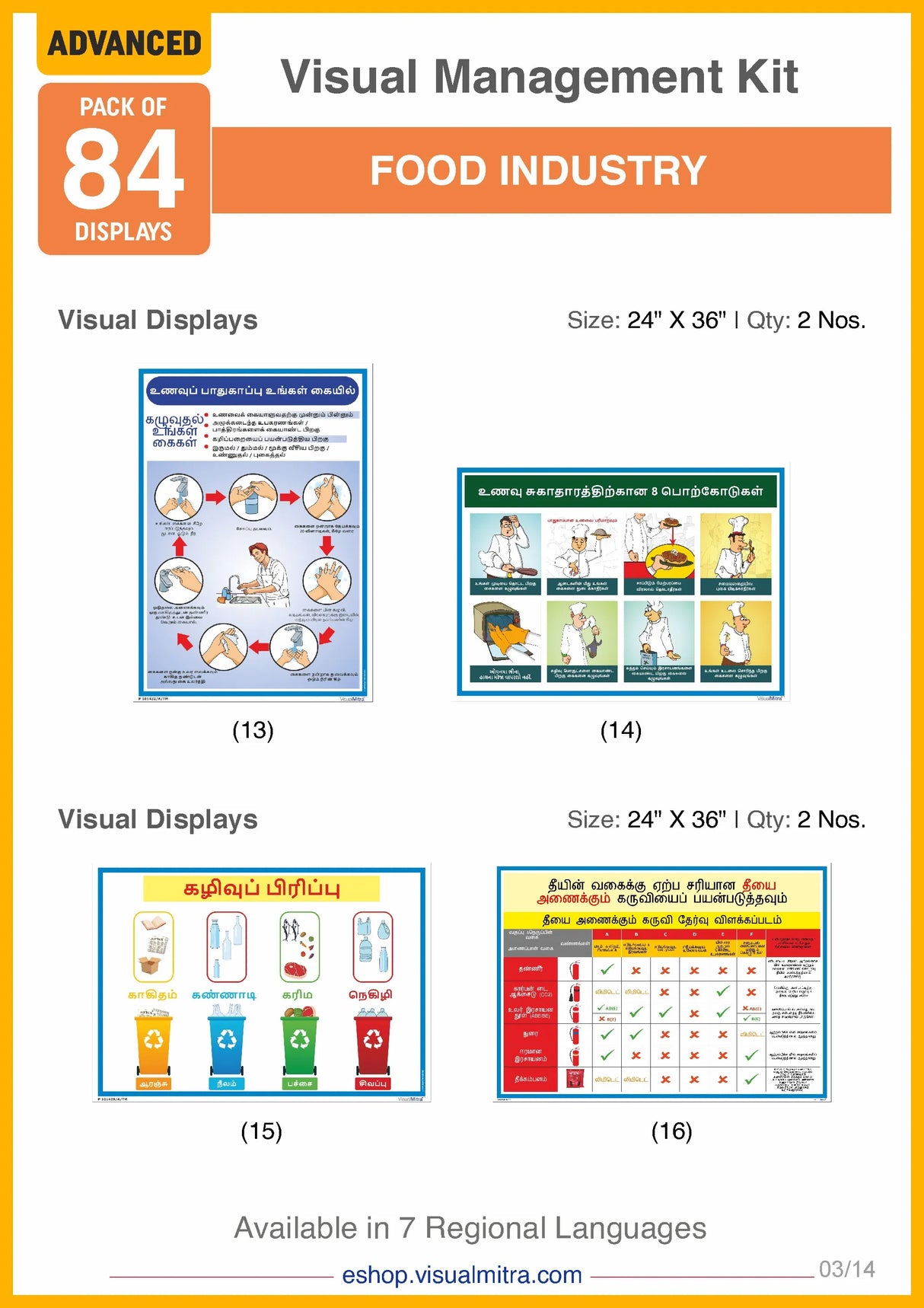 Advanced Kit - Food Industry Visual Management Kit