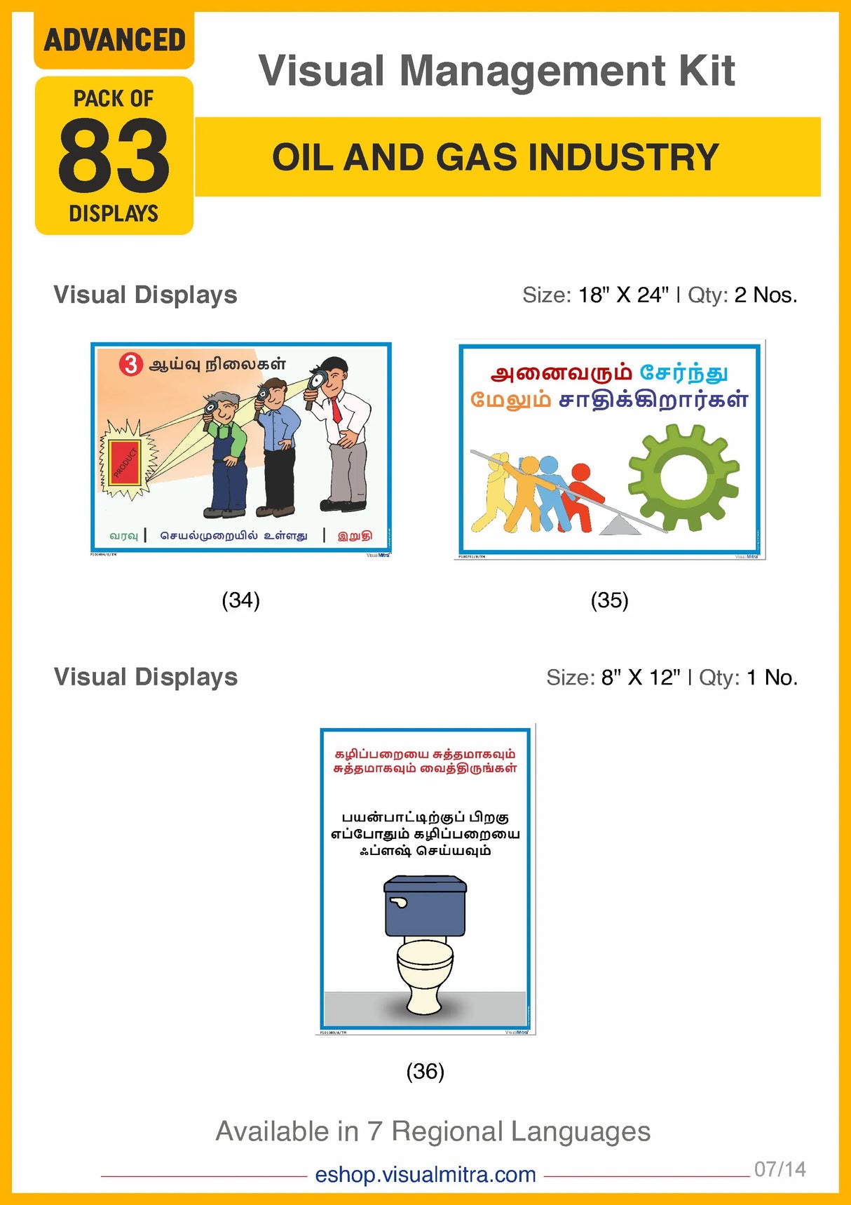 Advanced Kit - Oil & Gas Industry Visual Management Kit