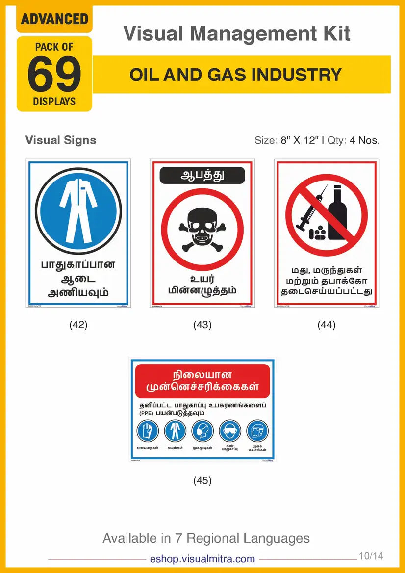 Advanced Kit - Oil & Gas Industry Visual Management Kit