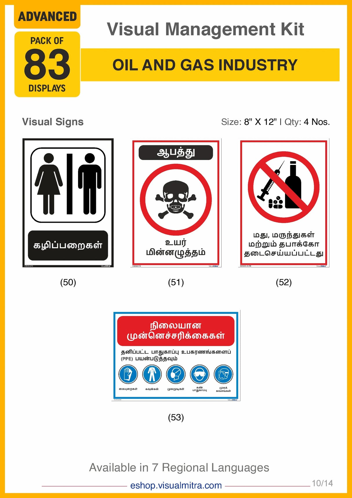 Advanced Kit - Oil & Gas Industry Visual Management Kit