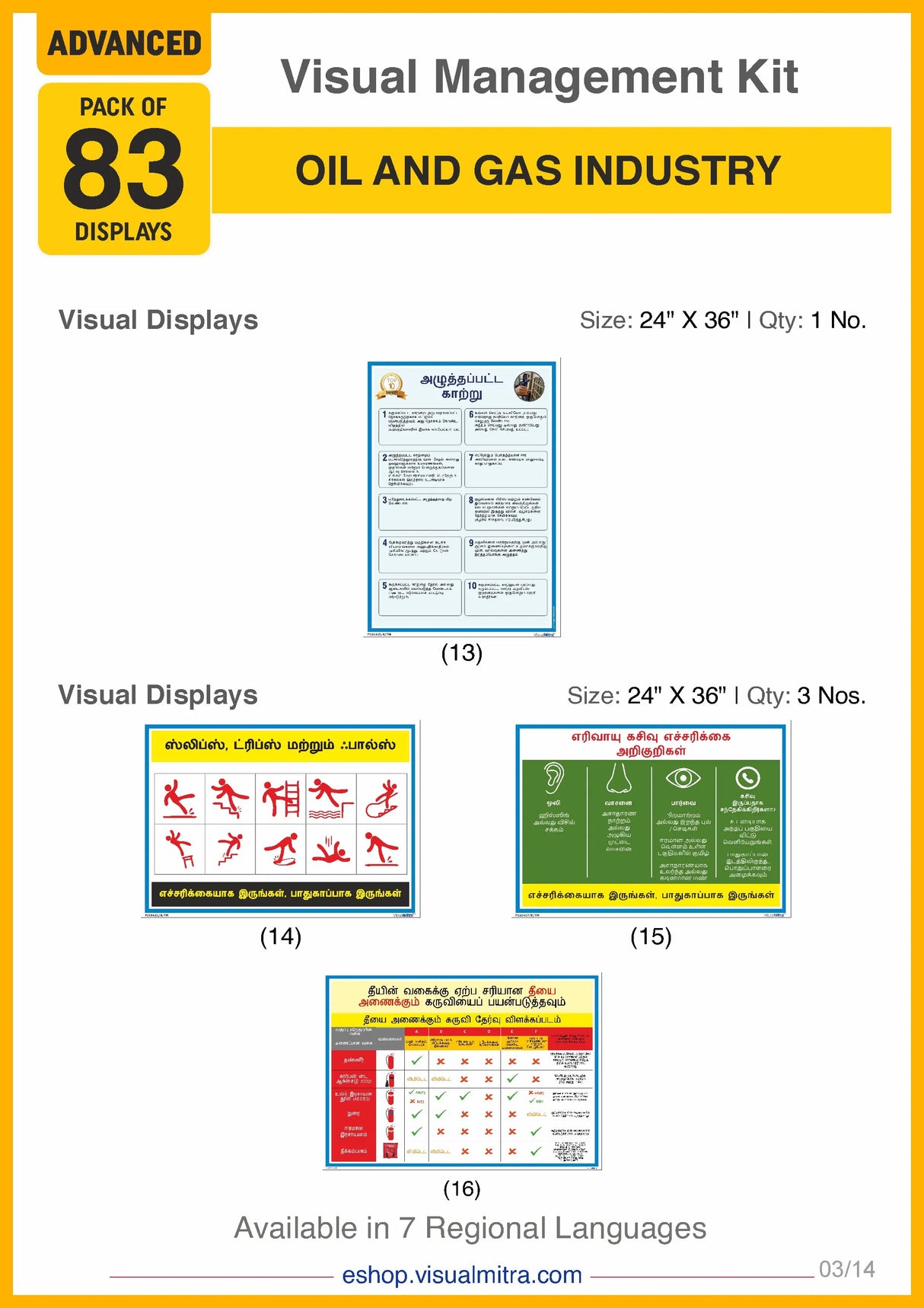 Advanced Kit - Oil & Gas Industry Visual Management Kit