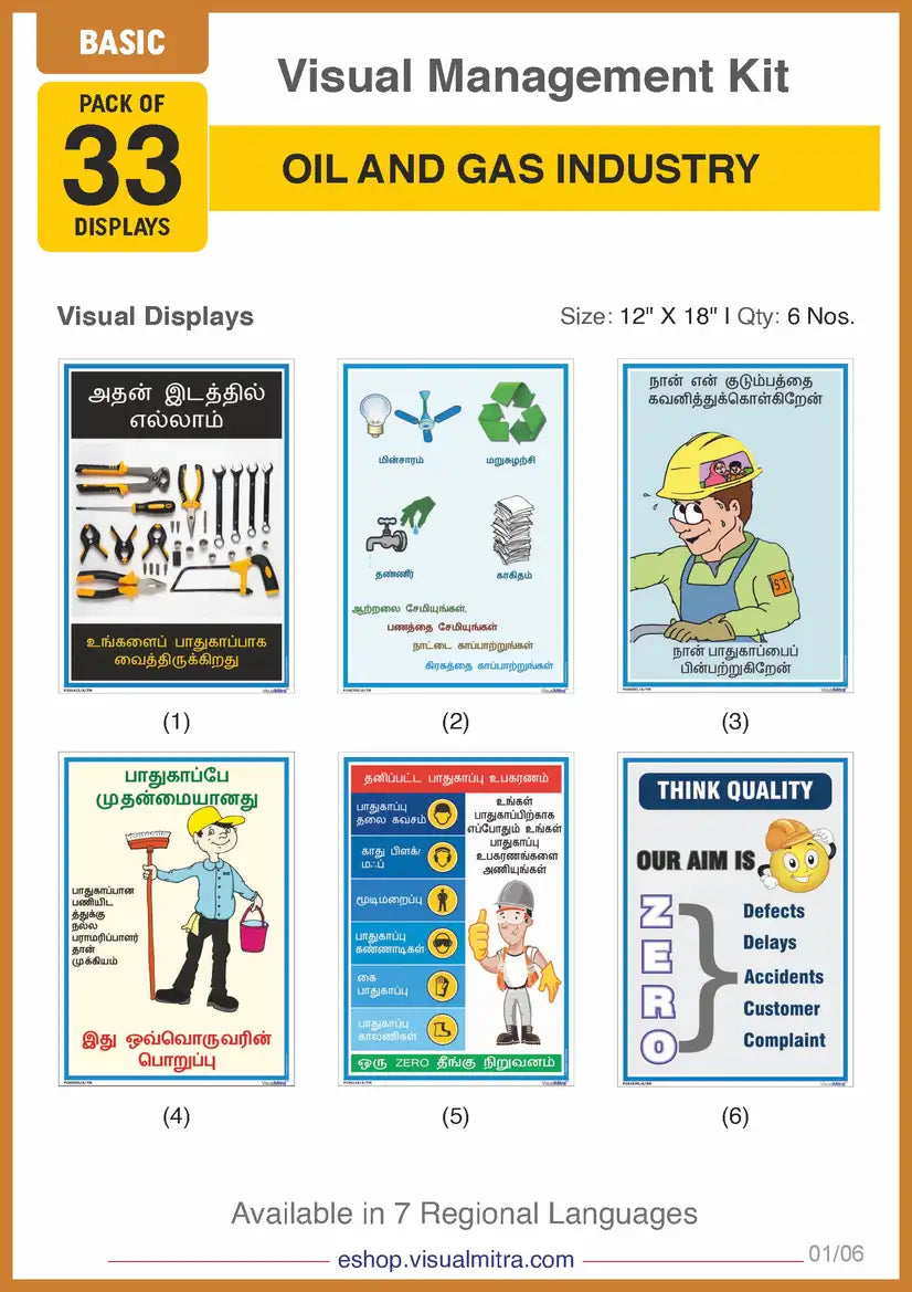 Basic Kit - Oil & Gas Industry Visual Management Kit