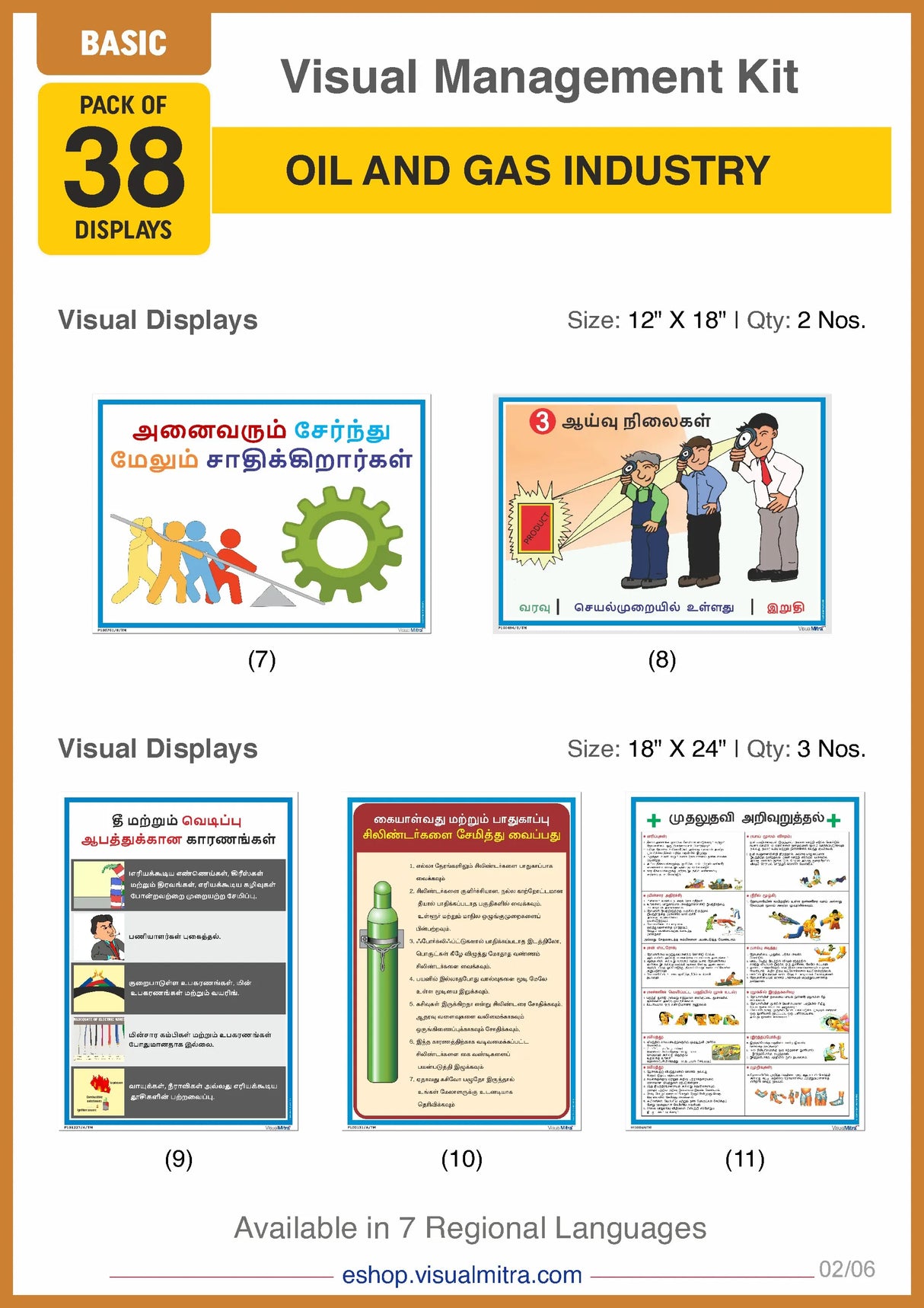 Basic Kit - Oil & Gas Industry Visual Management Kit